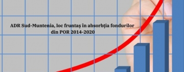 ADR Sud-Muntenia, loc fruntaș în absorbția fondurilor din POR 2014-2020