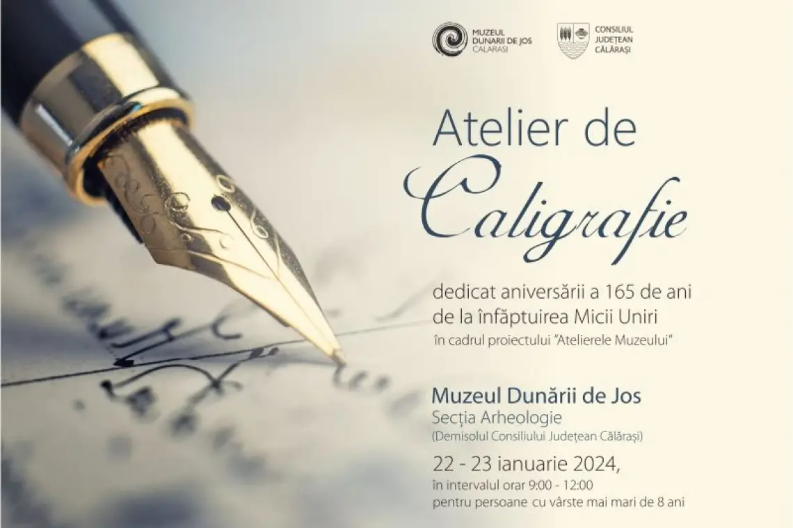 MDJ | Atelier de Caligrafie: 22 – 23 ianuarie