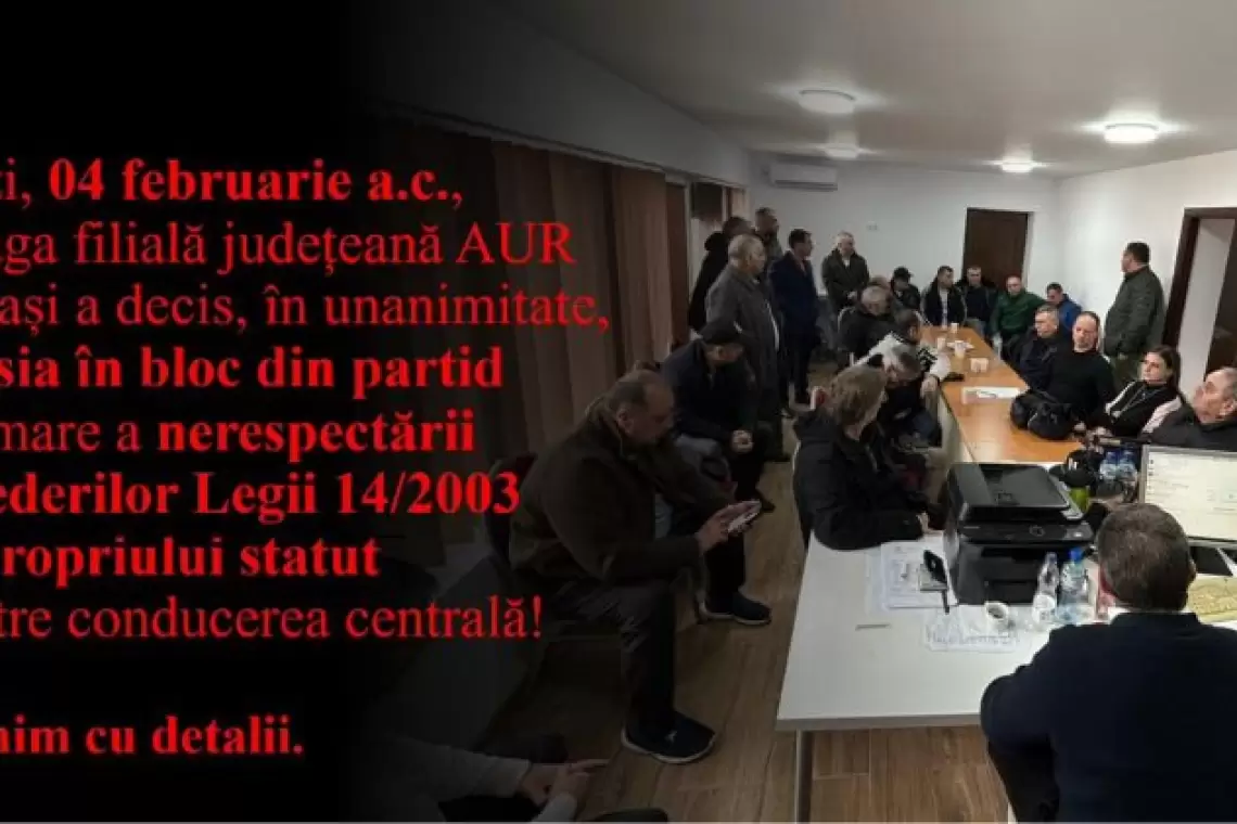  Dumitru Coarnă a demisionat din AUR!
