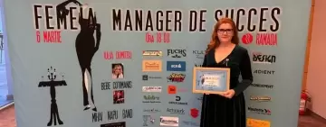 ADR Sud Muntenia | Andreea Mirela Tache, premiată în cadrul Galei „Femeia – manager de succes”
