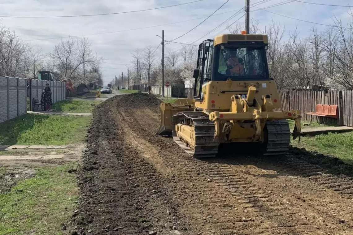 Independența | G. Rădulescu: Am început modernizarea străzilor din  satul Potcoava