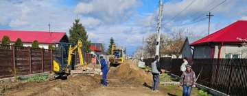 Grădiștea | V. Matei: Au început lucrările la obiectivul de investiții ,,Extindere sistem de canalizare în comuna Grădiștea, județul Călărași"