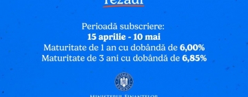 A cincea ediție din 2024, de titluri de stat TEZAUR are dobânzi neimpozabile de până la 6,85% pe an 