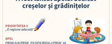 ADR Sud Muntenia anunță lansarea apelului destinat creșelor și grădinițelor