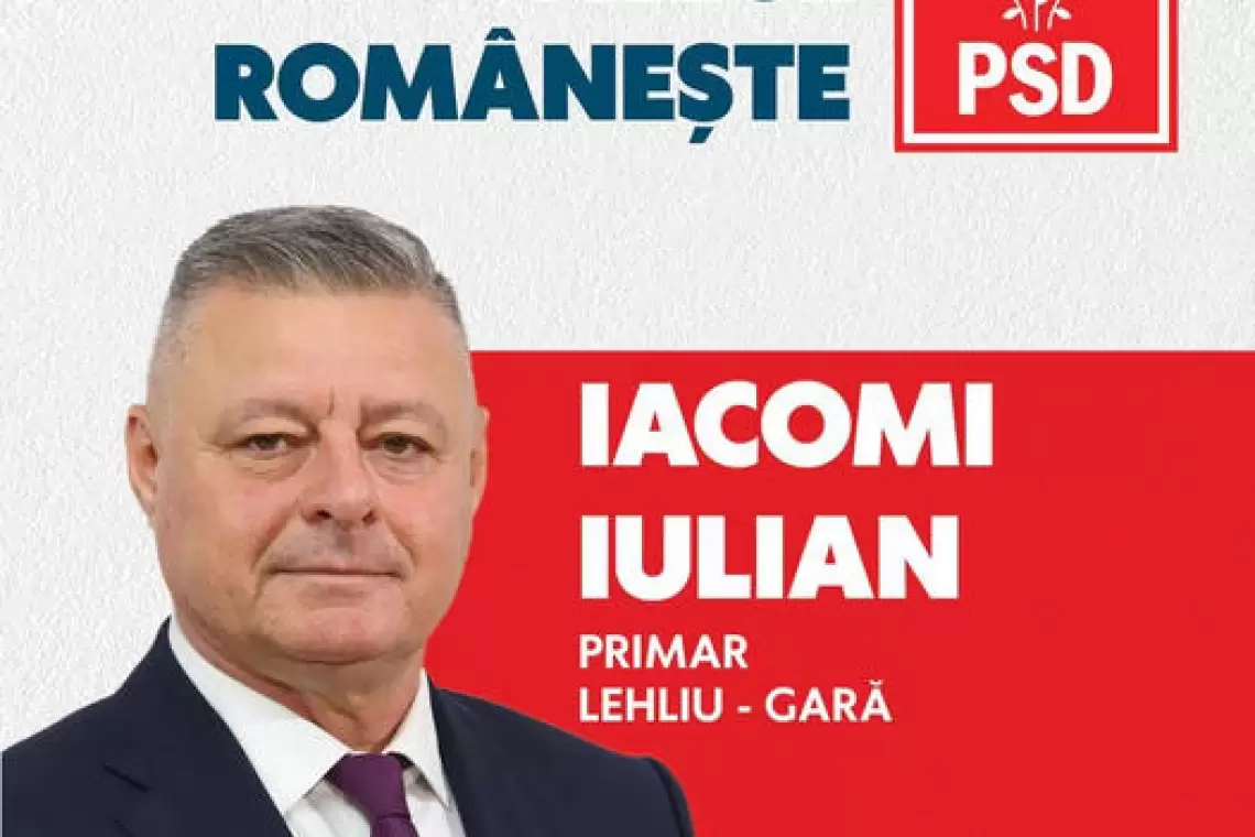 Lehliu Gară | Iulian Iacomi, spre al 6-lea mandat de primar