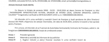 Grădiștea | Vasile Matei: În cadrul acestui proiect vom asfalta toate străzile unde avem asigurate utilitățile