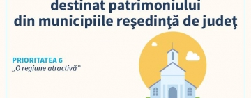 ADR Sud Muntenia | A fost lansat apelul de proiecte destinat patrimoniului din municipiile reședință de județ