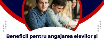 Stimulente pentru angajarea elevilor şi studenţilor pe perioada vacanţei