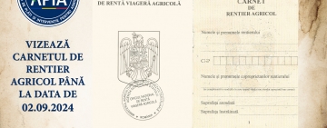 APIA | 2 septembrie 2024 este termenul final de vizare a carnetelor de rentă viageră