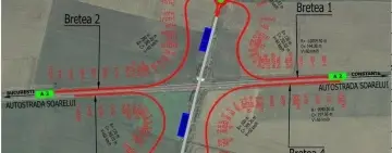 Trei oferte depuse pentru construcția nodului rutier pe A2, la Dragoș Vodă