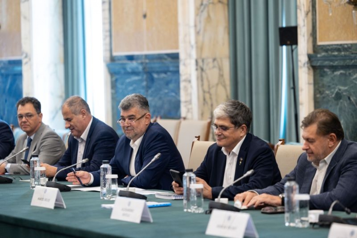 Premierul Marcel Ciolacu: Nu luăm în calcul majorarea taxelor. Mergem mai departe cu digitalizarea ANAF, creşterea încasărilor bugetare şi reforma cheltuielilor publice
