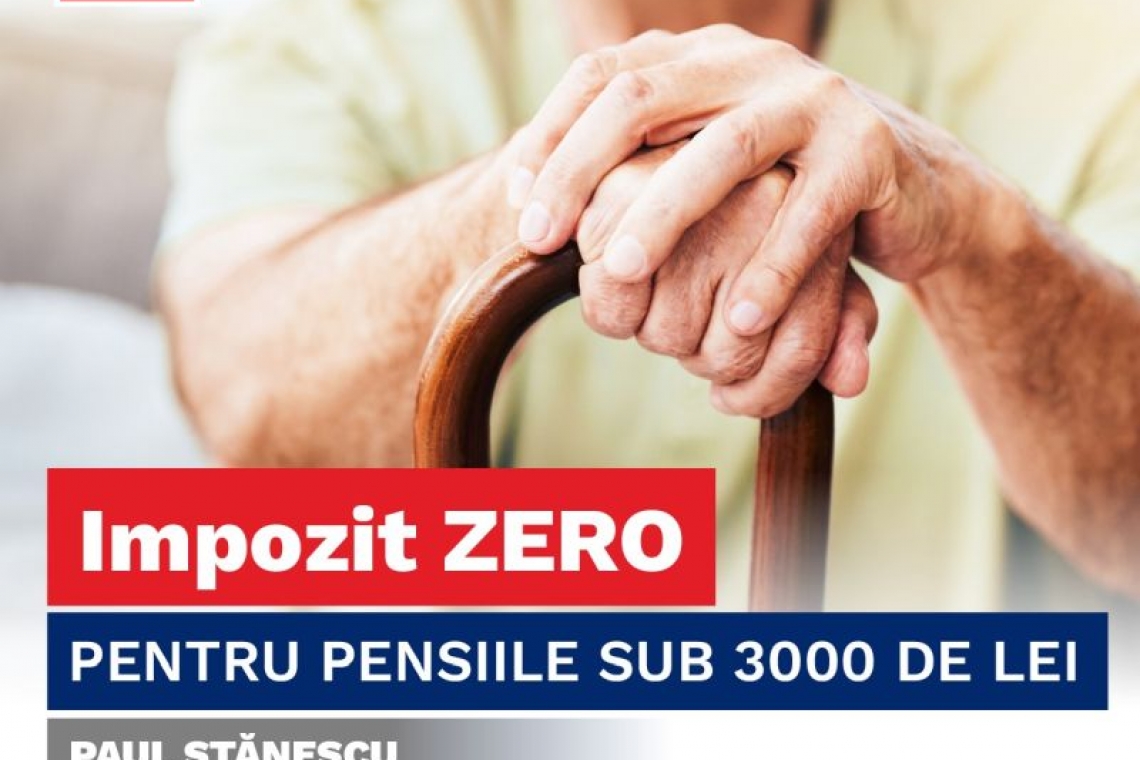 PSD | Guvernăm cu gândul la binele pensionarilor – impozit ZERO pentru pensiile sub 3.000 de lei