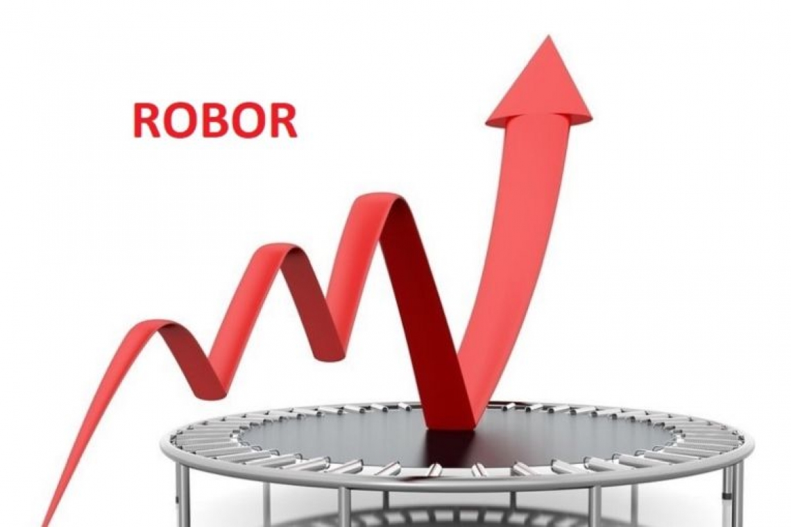 În 2025, ROBOR la trei luni va rămâne peste 5%