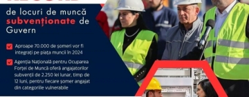 Număr record de job-uri subvenționate de Guvern pentru integrarea șomerilor pe piața muncii!