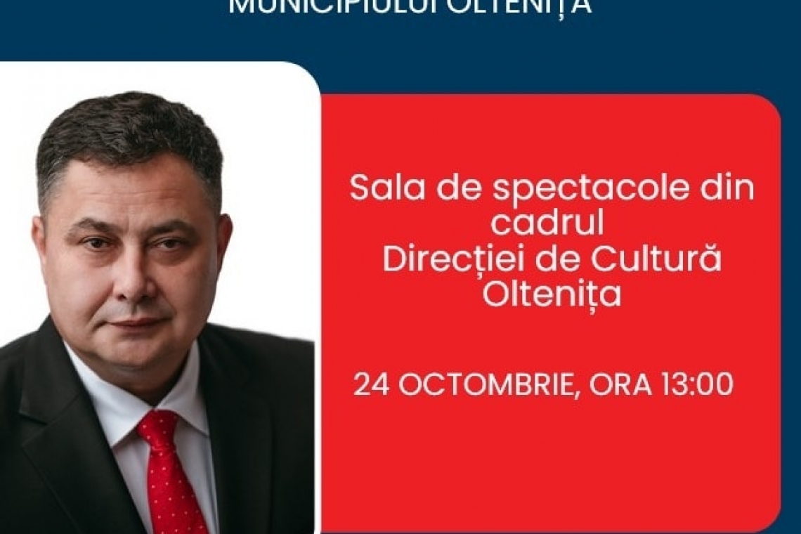 Mihăiță Beștea | Începem o nouă etapă, una în care ne angajăm să facem treabă bună pentru Oltenița!