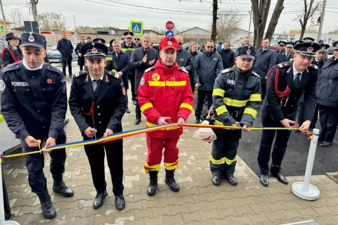 Marius Dulce: Modernizarea sediului Inspectoratului pentru Situații de Urgență "Barbu Știrbei" este meritorie pentru pompierii călărășeni