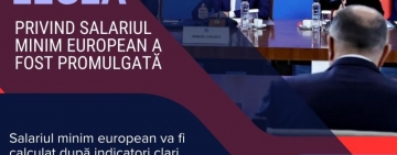 Legea privind salariul minim european a fost promulgată! 