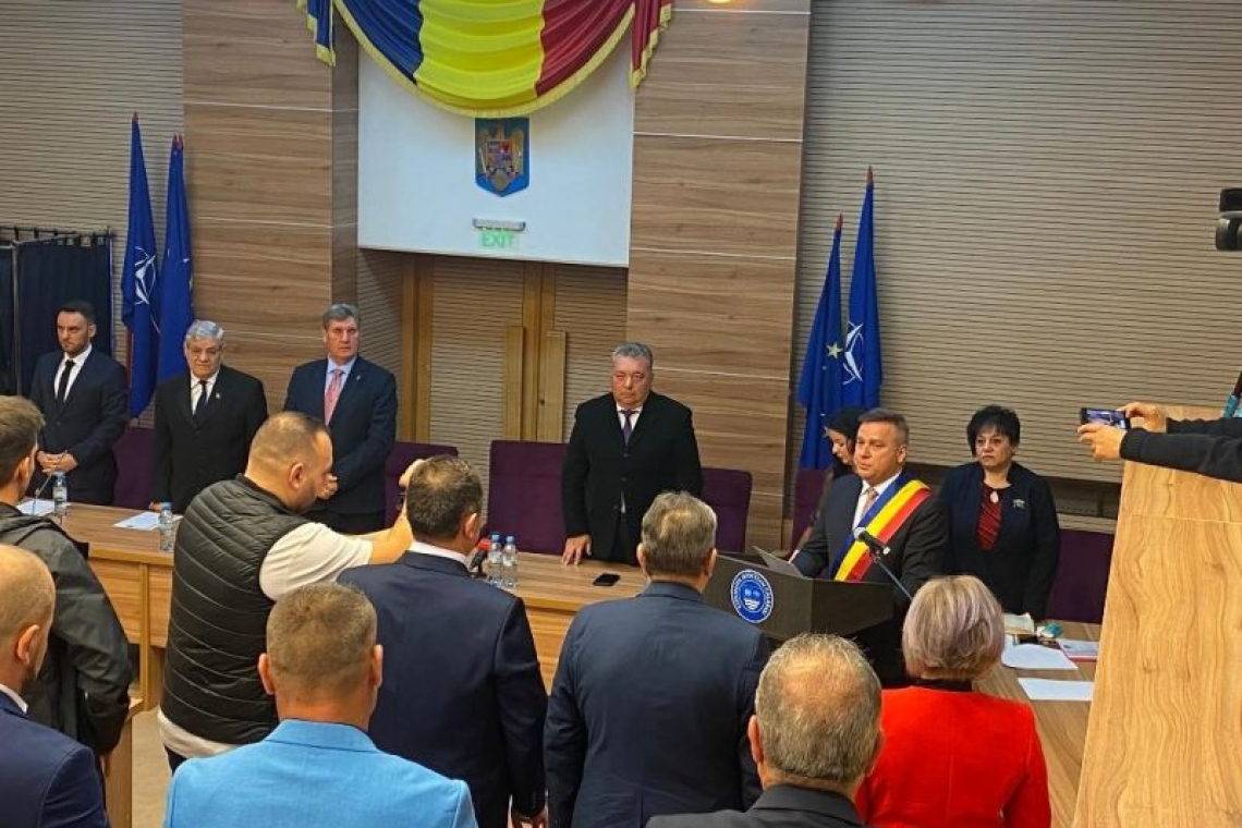 S-a constituit Consiliul Județean Călărași. Președintele Vasile Iliuță a depus jurământul!