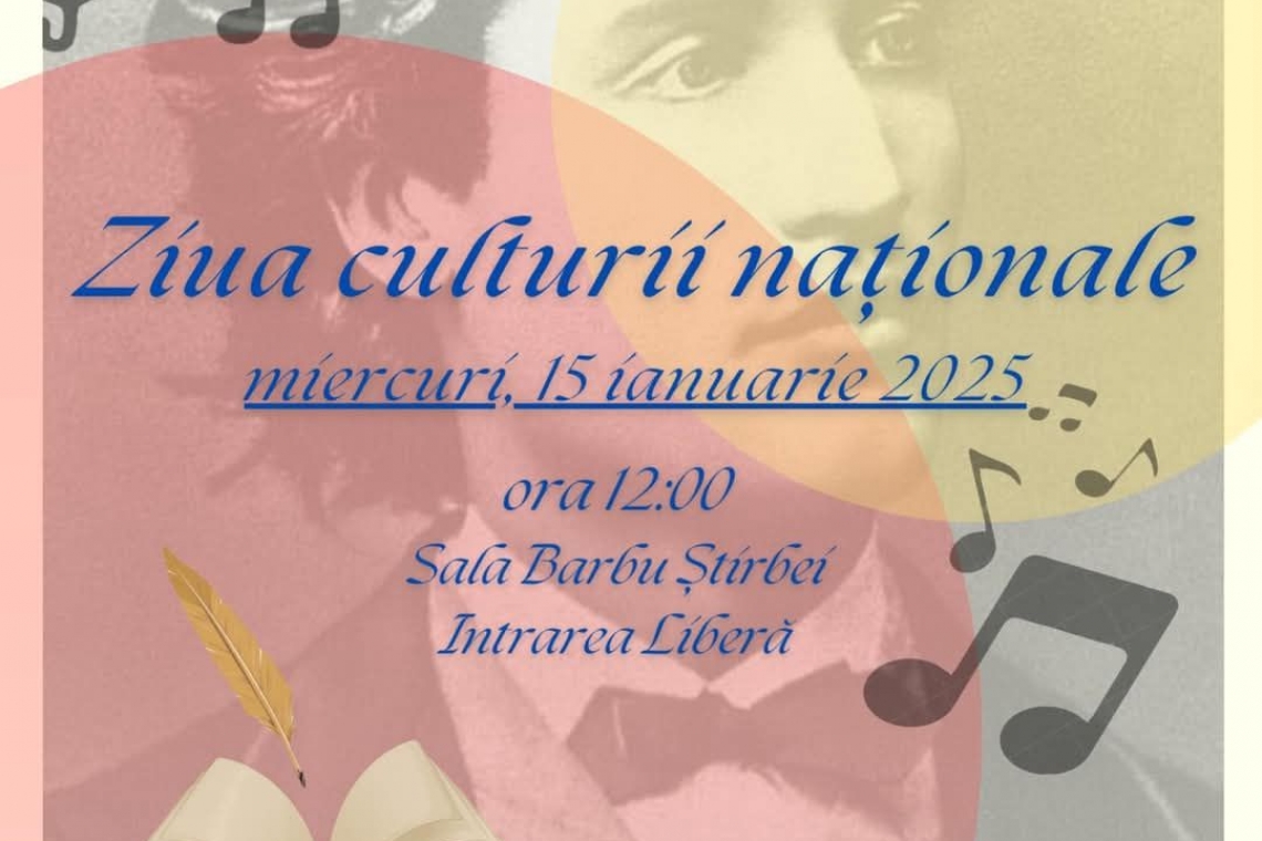 CJ Călărași | “La aniversară” - 175 de ani de la nașterea poetului național Mihai Eminescu