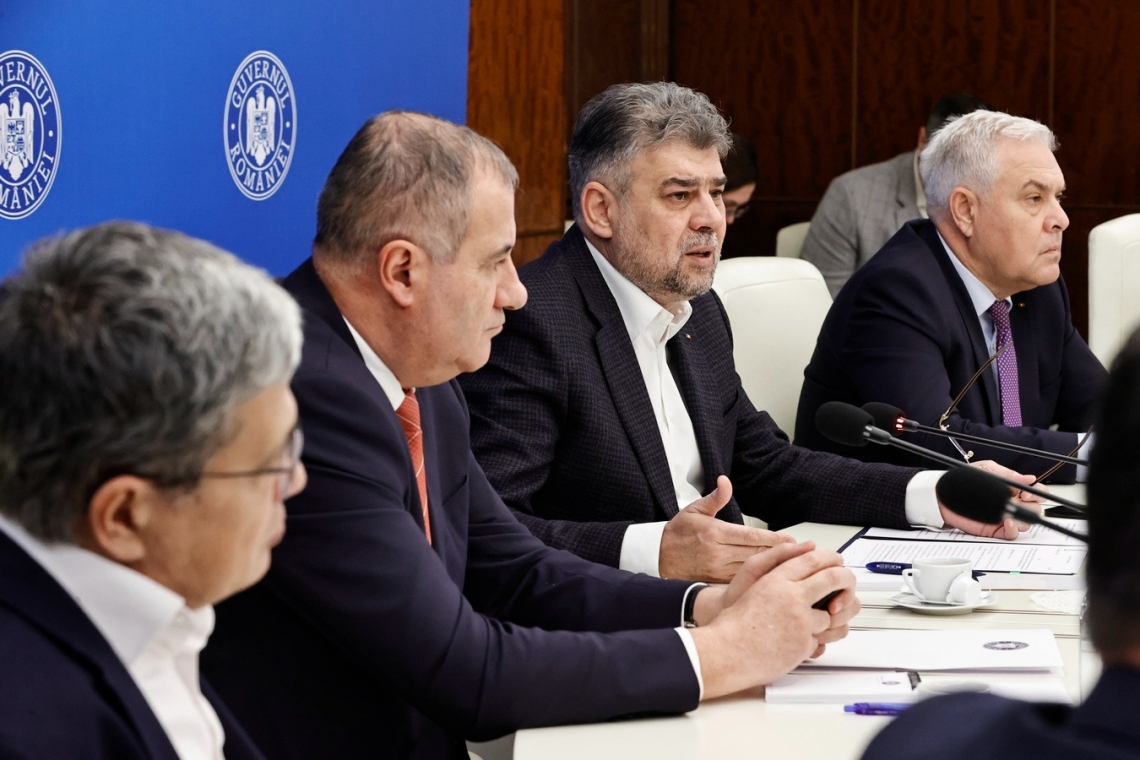 Marcel Ciolacu: Estimăm o creștere economică de 2,5% în acest an bazată pe investiții și atragerea de fonduri europene