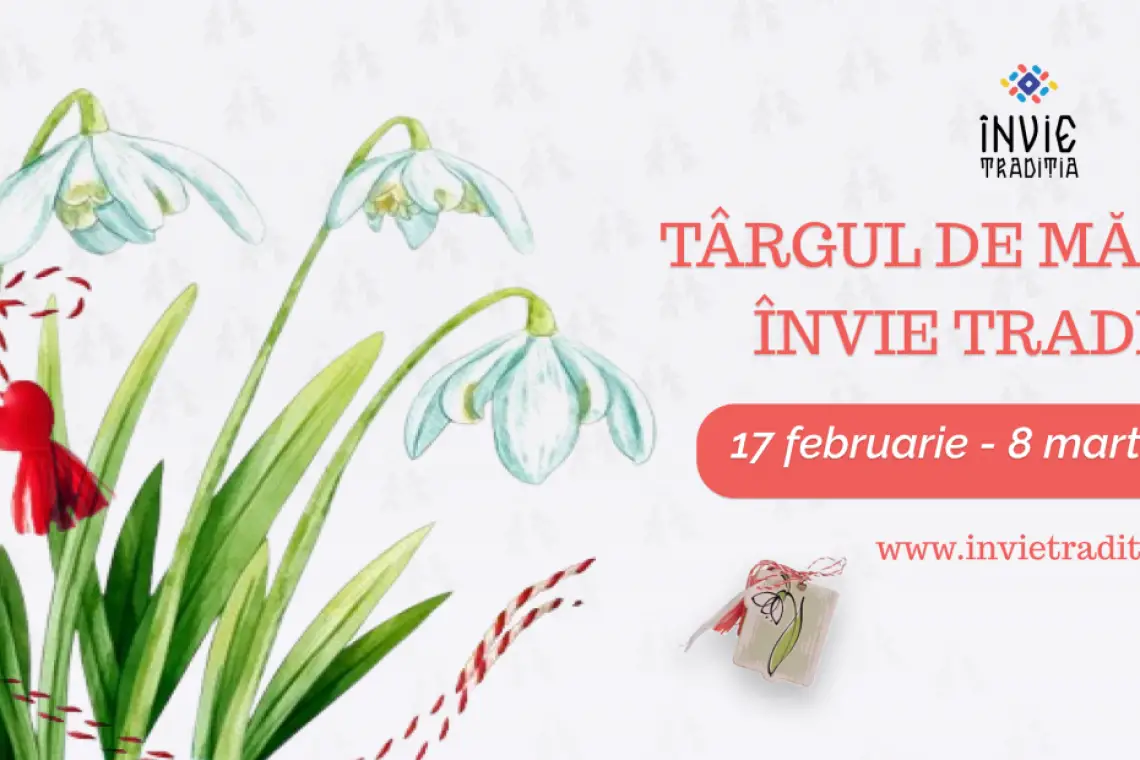 Daruri de suflet de la meșterii populari la Târgul de Mărțișor Învie Tradiția