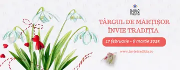 Daruri de suflet de la meșterii populari la Târgul de Mărțișor Învie Tradiția