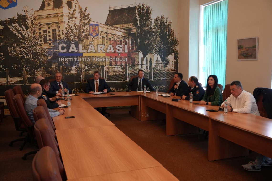 Întâlnire de lucru între noua conducere a Instituției Prefectului și structurile județene
