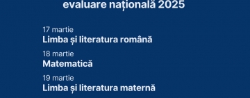 Luni, 17 martie, începe simularea Evaluării Naționale a absolvenților de clasa a VIII-a (EN VIII) - 2025