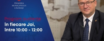 Primăria Călărași | Programul de audiențe cu publicul