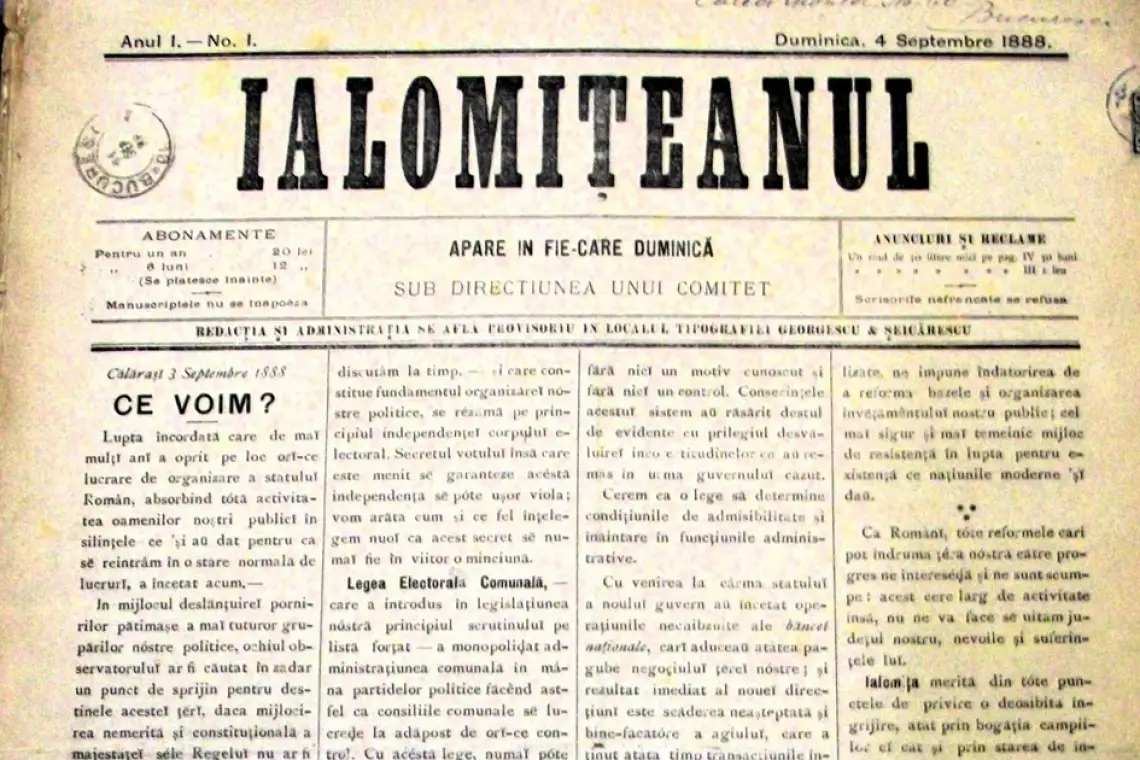 150 de ani de presă și activitate tipografică la Călărași