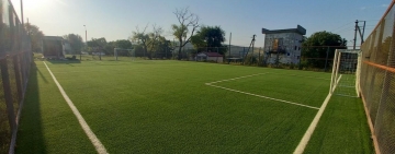 Spanțov | Teren de sport, din fonduri locale
