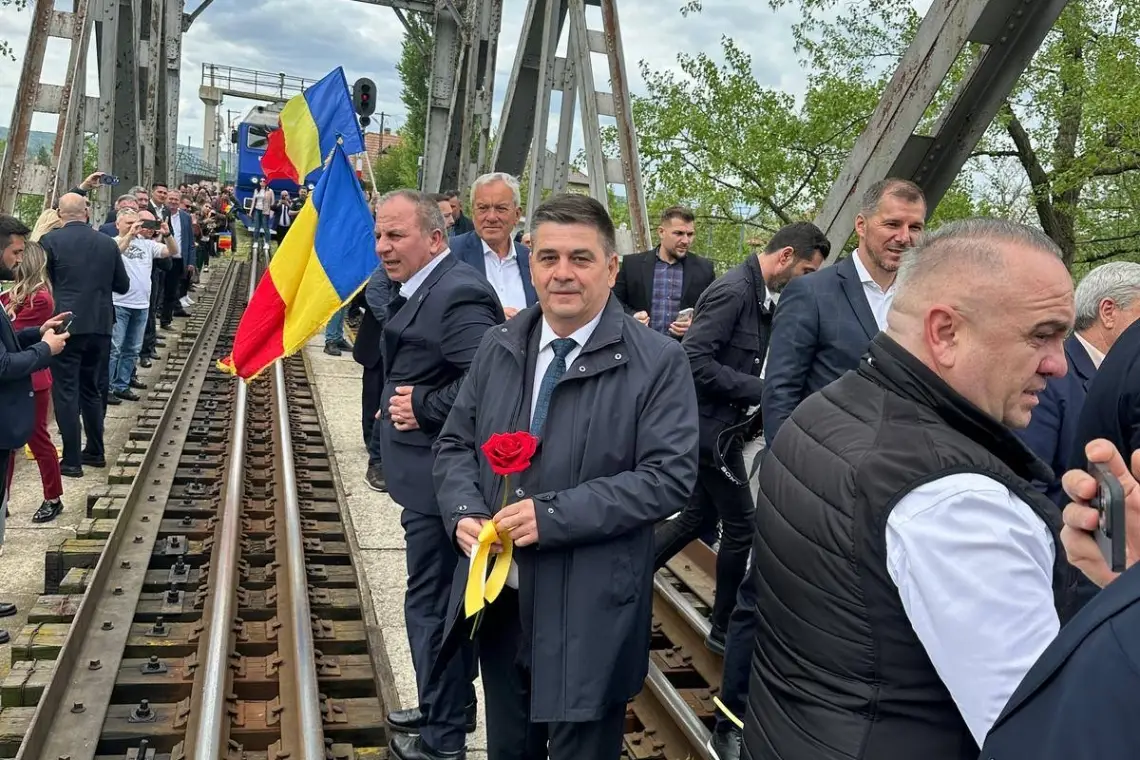  Vicepreședintele Laurențiu Ionescu, prezent la inaugurarea lucrărilor pentru primul pod peste Prut construit în ultimii 60 de ani