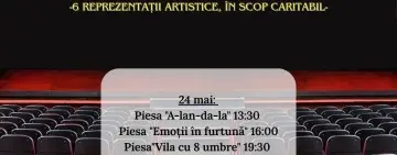 “O piesă jucată, o viață salvată”: 6 reprezentații artistice, în scop caritabil!