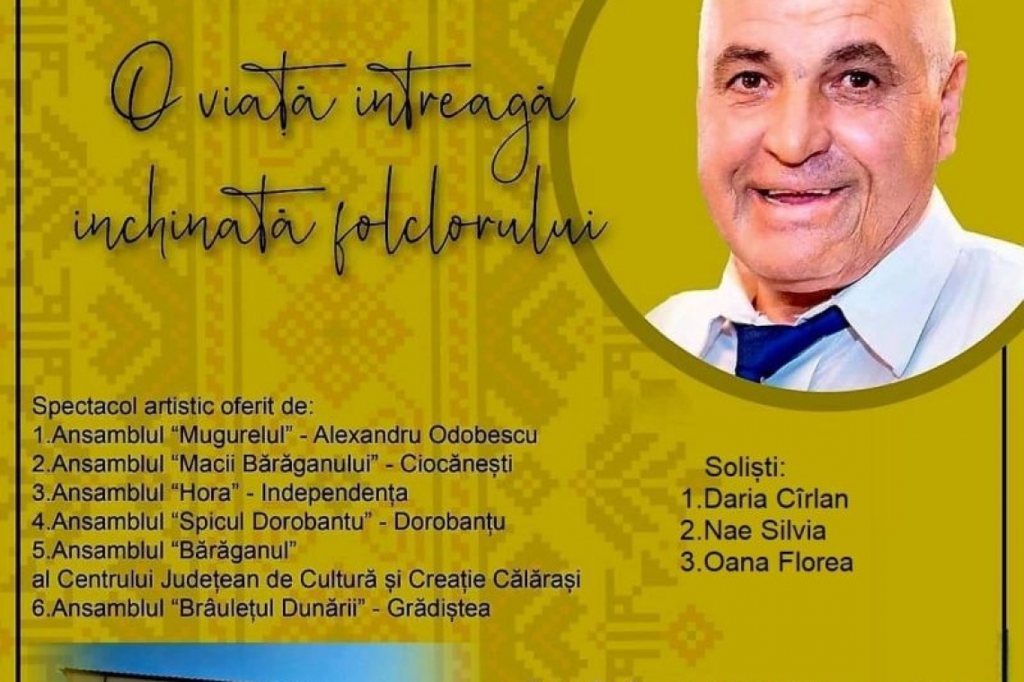 Grădiștea | “O viață întreagă închinată folclorului”, spectacol in memoriam Aurel Mailat