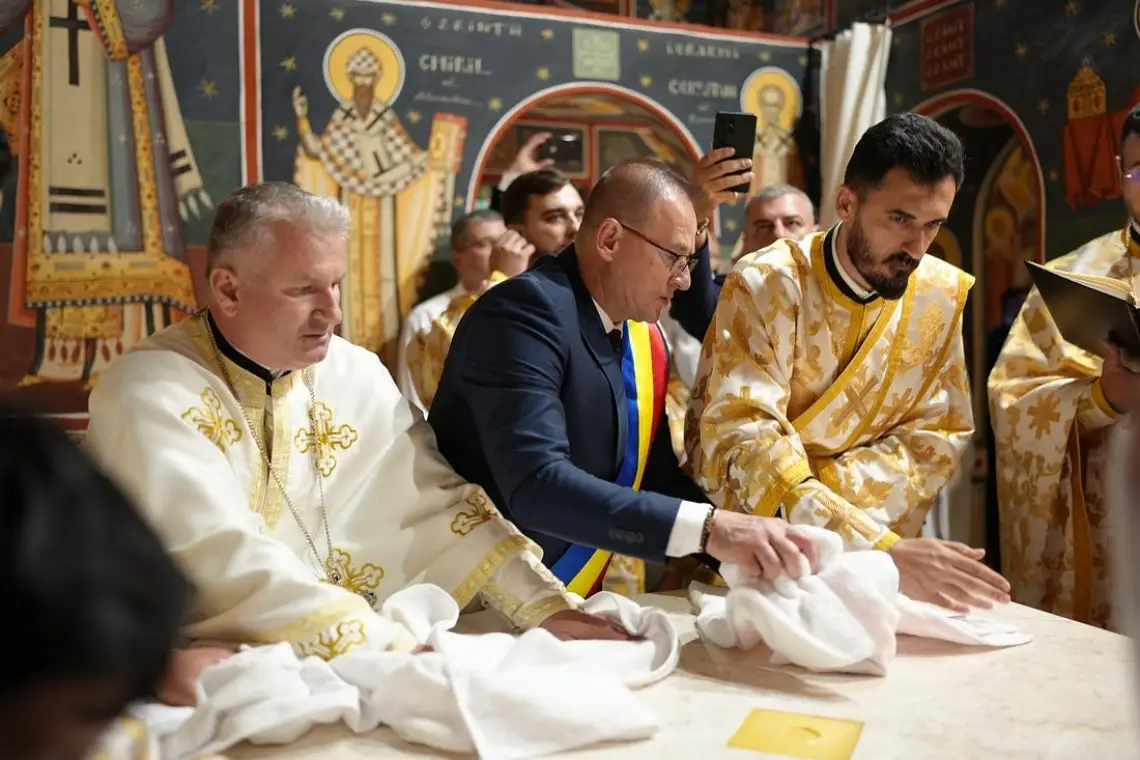 Târnosirea bisericii „Sfinții Martiri Brâncoveni” din Călărași