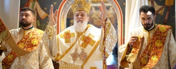 Prima Sfântă Liturghie Arhierească la biserica Sfinții Martiri Brâncoveni din Călărași