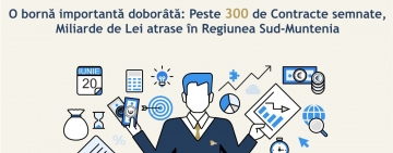 Peste 300 de contracte semnate. Miliarde de lei atrase în Regiunea Sud Muntenia