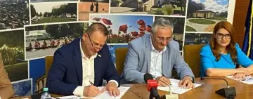 Semnarea contractului de finanțare pentru proiectul privind îmbunătățirea transportului public de călători prin crearea unui sistem inteligent de management al traficului și monitorizare video