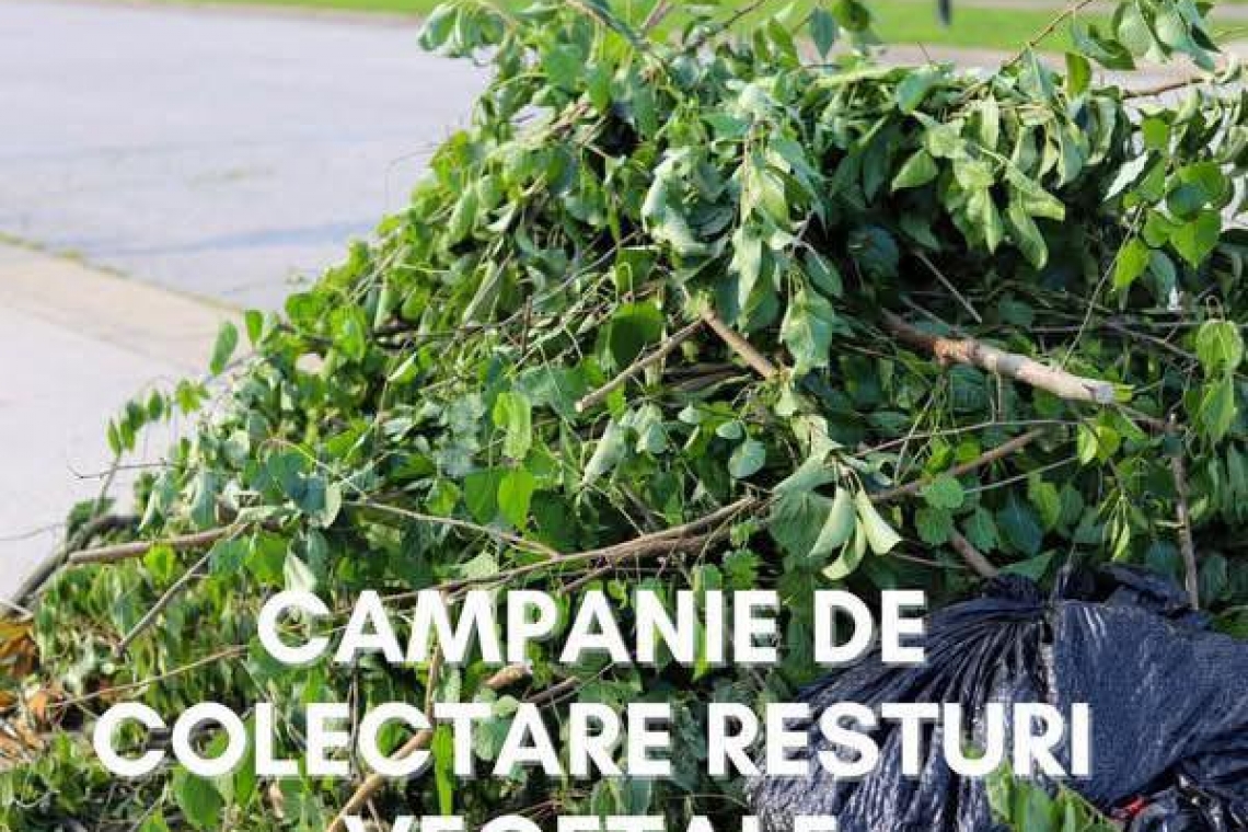 Oltenița | Primăria și Ecosal reiau acțiunea de colectare a masei vegetale! 