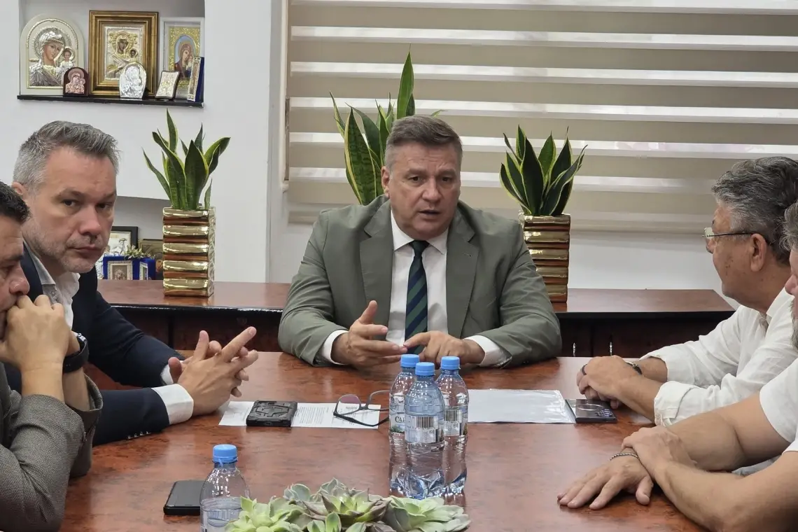CJ Călărași | Vasile Iliuță, întrevedere cu reprezentanții companiei Nidyon