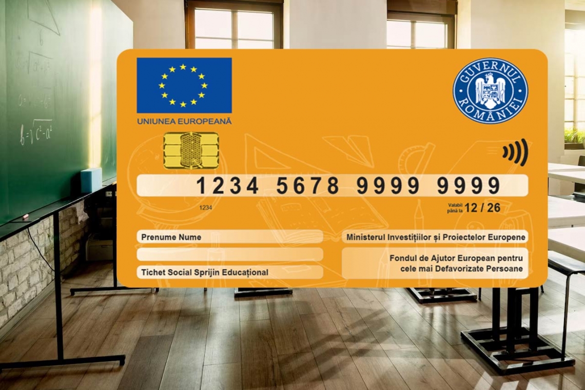 Termen extins pentru utilizarea tichetelor educaționale aferente anului școlar 2024-2025