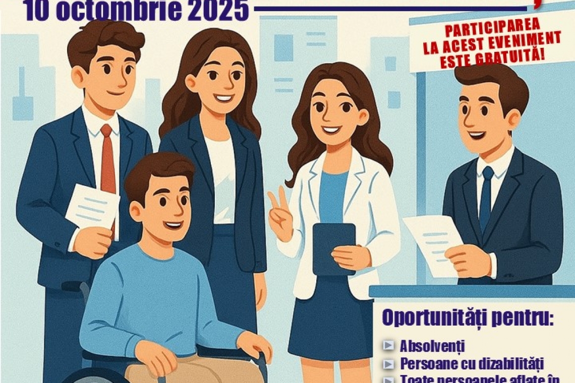 AJOFM | Bursa locurilor de muncă pentru absolvenții promoției 2025