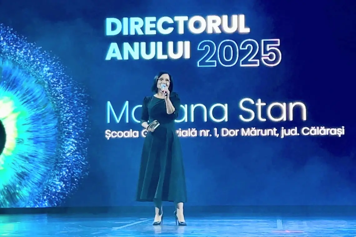 Vasile Iliuță: Felicitări profesorului Mariana Stan pentru acest titlu binemeritat, care onorează întreaga comunitate din Dor Mărunt și întreg județul Călărași