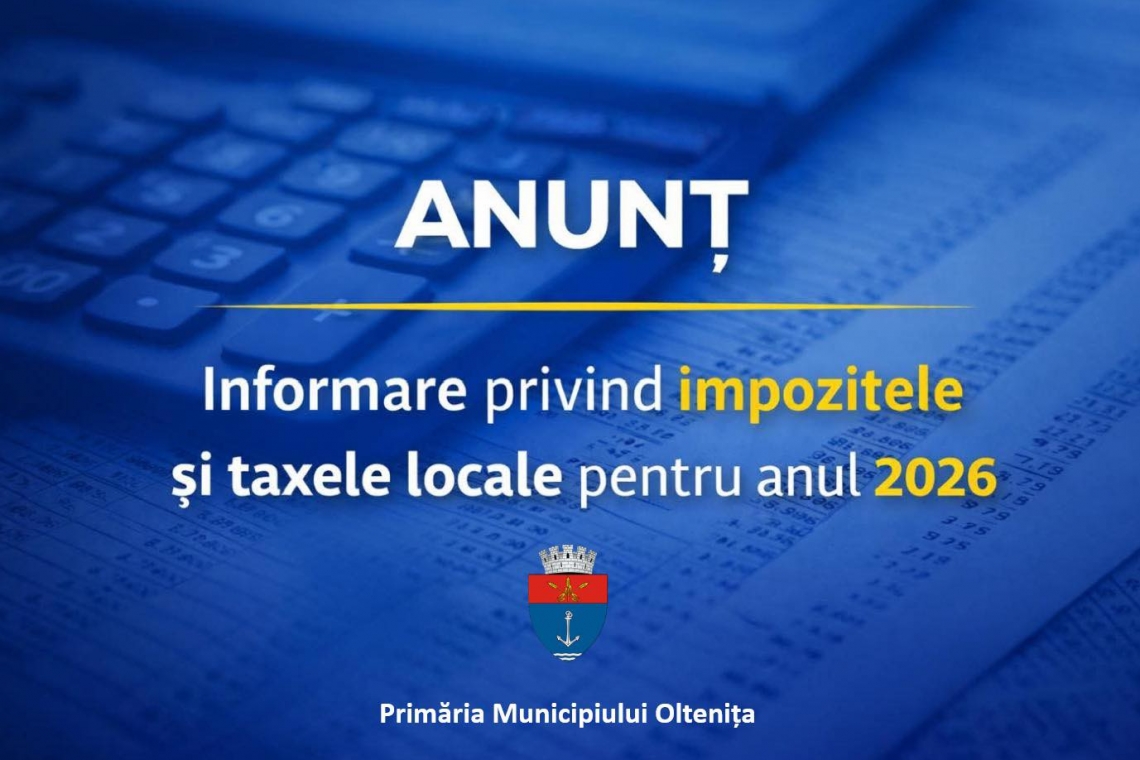 Oltenița | Mihăiță Beștea: Pentru toate taxele și impozitele care nu sunt impuse prin această lege, am ales să păstrăm aceleași valori ca în anul 2025, fără nicio majorare
