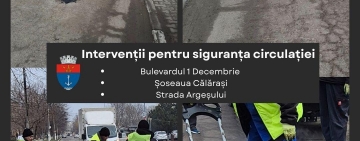 Oltenița | Primăria a demarat lucrări de remediere a străzilor