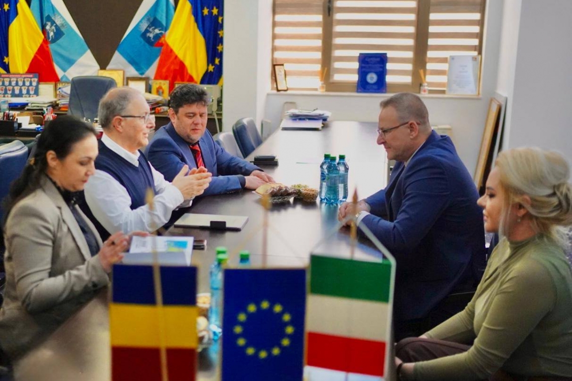 Primarul Marius Dulce, dialog deschis cu investitorii italieni pentru dezvoltarea economică a municipiului Călărași