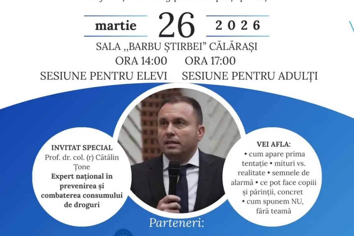 „Spune NU drogurilor: Educație, Dialog, Prevenție”