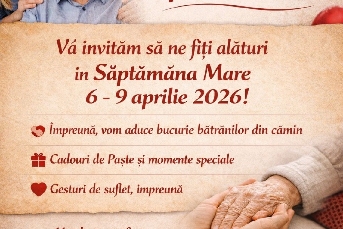 Campania umanitară „Adoptă un bunic”, la Căminul pentru Persoane Vârstnice „Sfântul Antim Ivireanul”