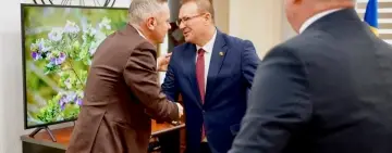 Primarul Marius Dulce, prezent la întâlnirea ministrului Florin Barbu cu fermierii călărășeni