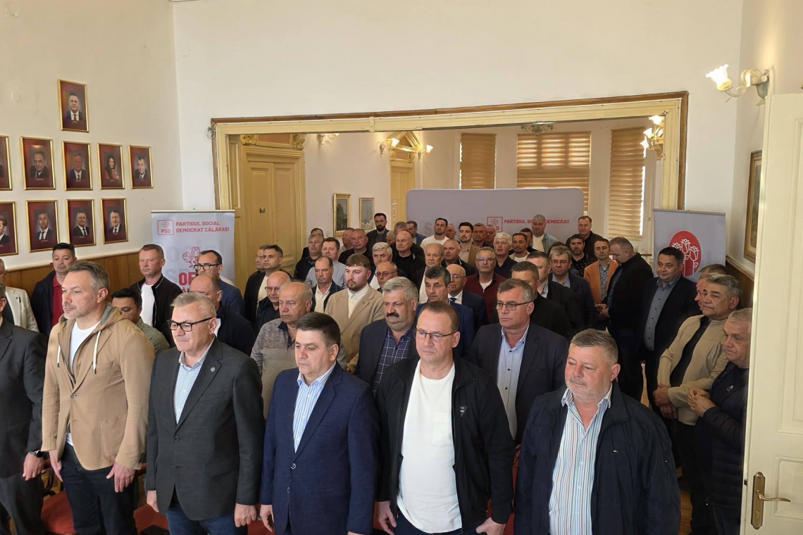 PSD Călărași a hotărât, astăzi, retragerea sprijinului politic pentru actuala formulă guvernamentală